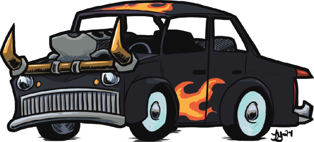 Hot Rod Sticker