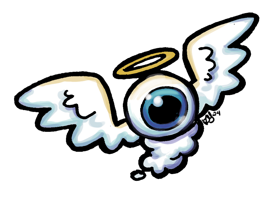 Angel Eye Sticker