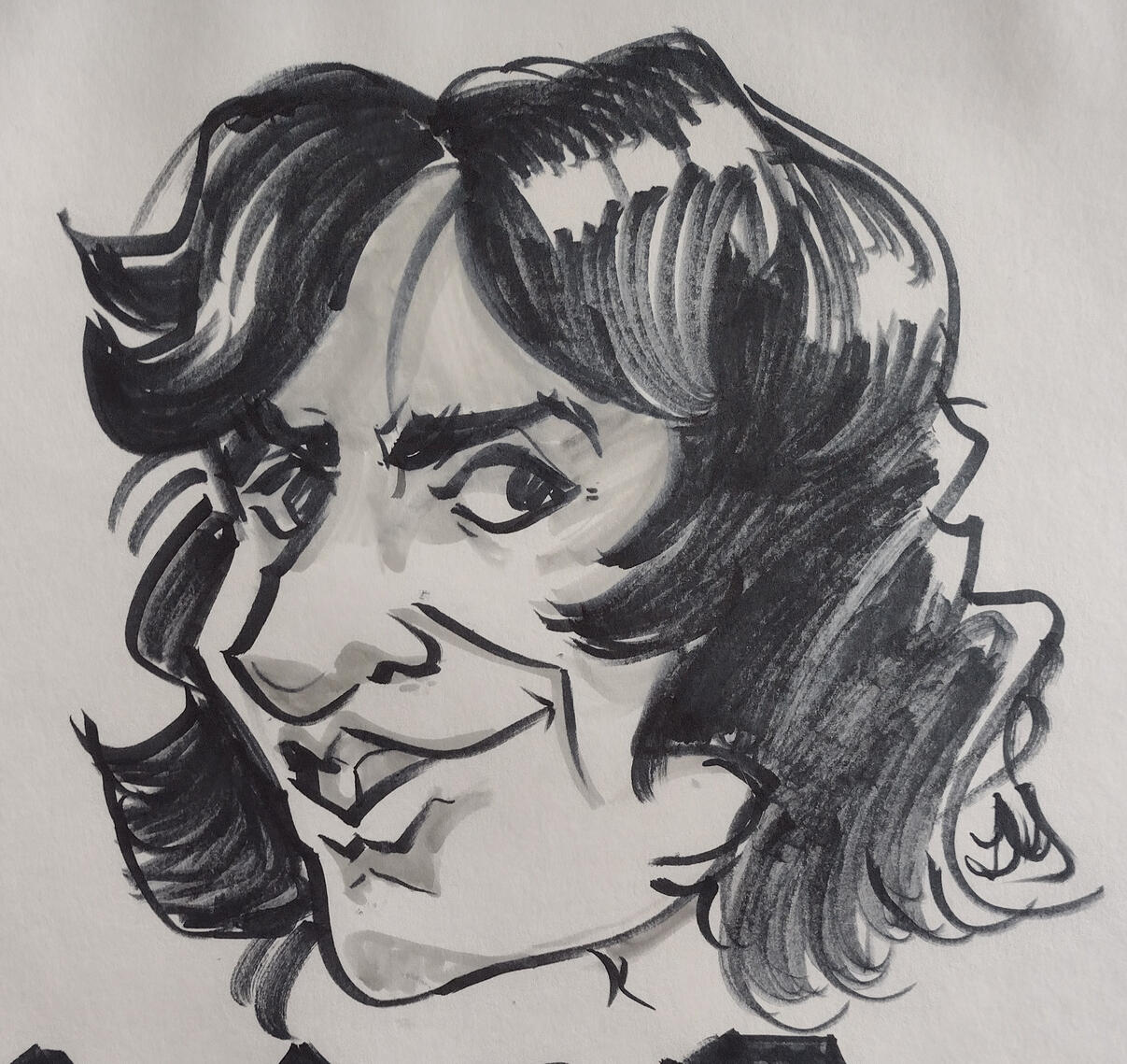 Bon Scott Caricature