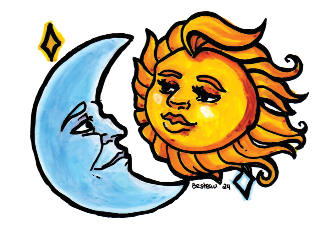 First sticker set, hand drawn.