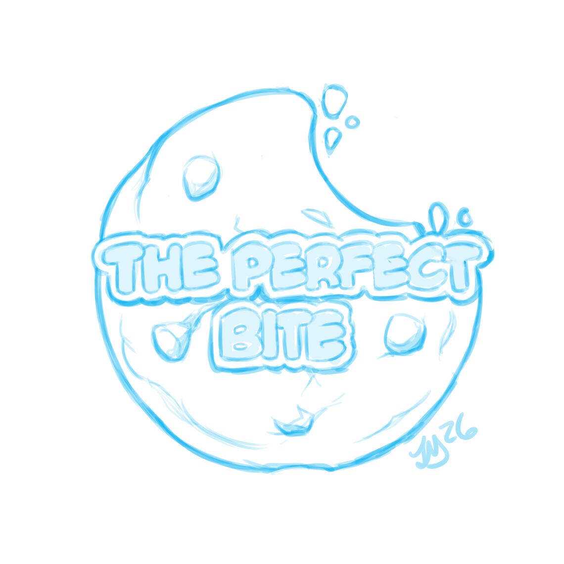 The Perfect Bite Logo Sketch