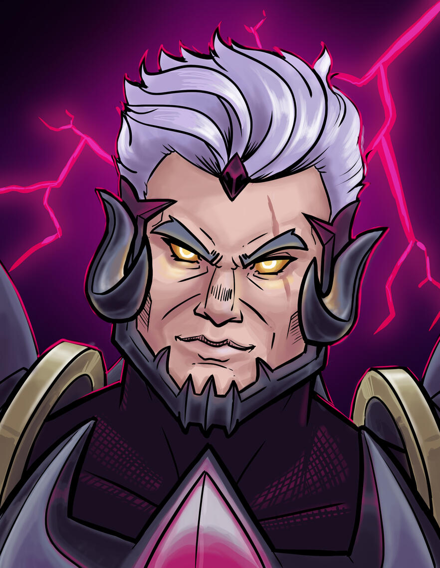 An online user requested a commission of God-King Darius as a profile icon.